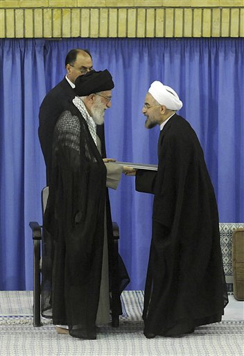 Ali Khamenei Hasan Rouhani
