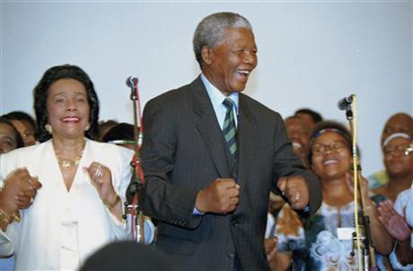 ‘FREE AT LAST,’ MANDELA SAID, QUOTING KING