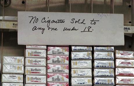 REPORT: UNDERAGE TOBACCO SALES AT RECORD LOWS