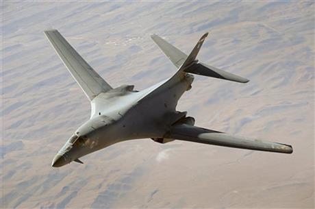 B-1B BOMBER CRASHES IN MONTANA, CREW EJECTS