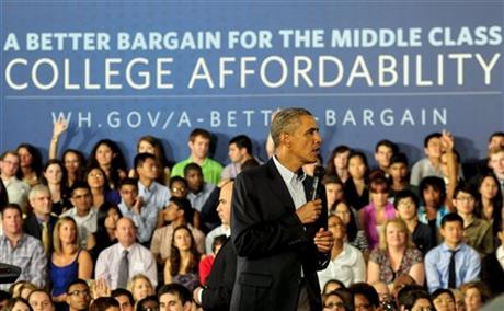 OBAMA: COLLEGE SHOULDN’T BE ROLL OF THE DICE