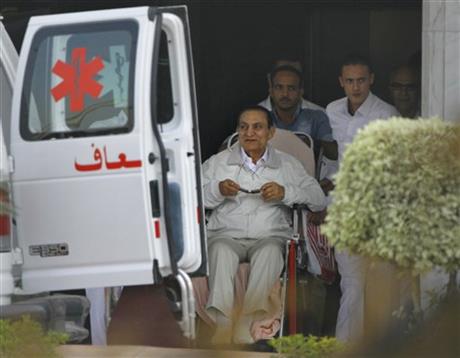 EGYPT COURTS HEAR CASES AGAINST MUBARAK, ISLAMISTS