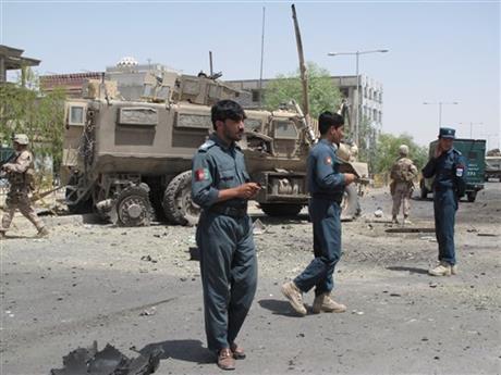TALIBAN KILL 15 AFGHAN POLICE IN HIGHWAY AMBUSH
