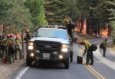 EVACUATION ORDERS LIFTED AT YOSEMITE FIRE