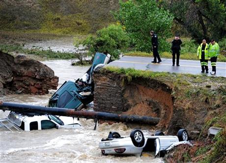 HEAVY RAINS CA– USE FLOODING IN COLO