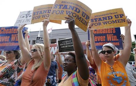 FED JUDGE: TEXAS ABORTION LIMITS UNCONSTITUTIONAL