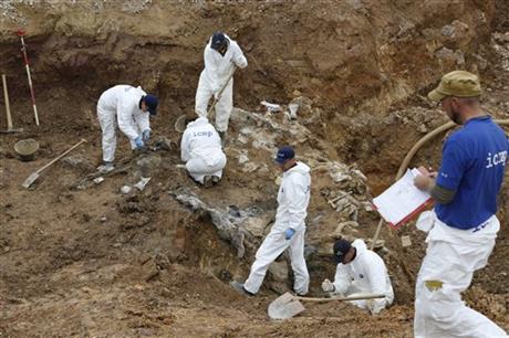 Bosnia digging up what could be biggest mass grave