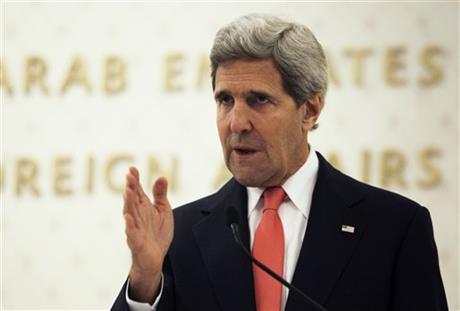 KERRY SAYS MAJOR POWERS AGREE ON IRAN NUCLEAR DEAL