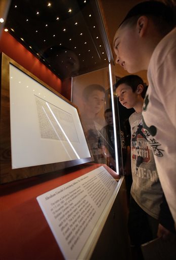 How kids helped buy a copy of Gettysburg Address
