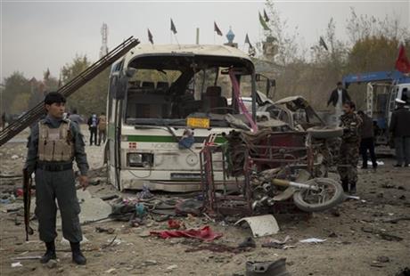 Bomber kills 6 in Afghanistan ahead US deal talks