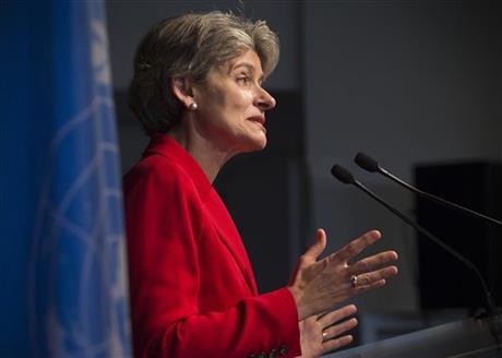 UNESCO leader re-elected amid budget tightening