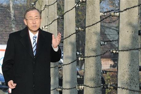 UN secretary-general visits Auschwitz memorial