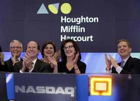 Houghton Mifflin rises on Nasdaq after $219M IPO