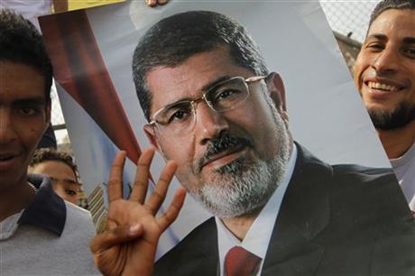 Egypt’s ousted president in solitary confinement