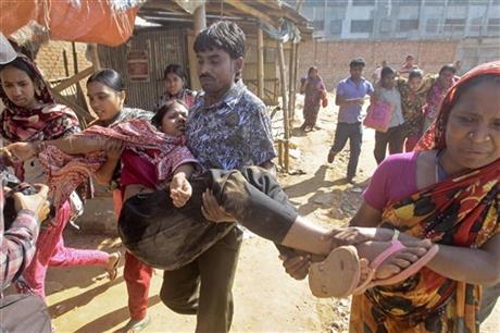Dozens hurt in Bangladesh garment factory protest