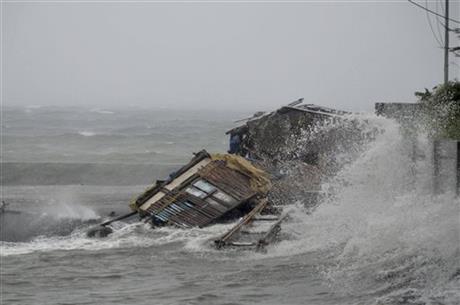 One of world’s strongest storms blasts Philippines