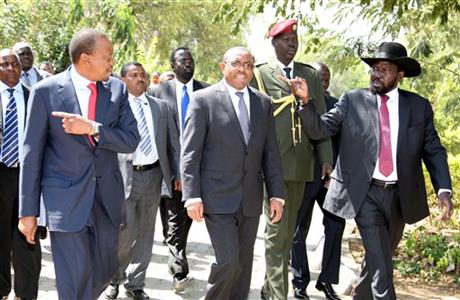 AFRICAN LEADERS IN SOUTH SUDAN FOR PEACE TALKS