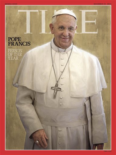 POPE FRANCIS IS TIME’S PERSON OF THE YEAR