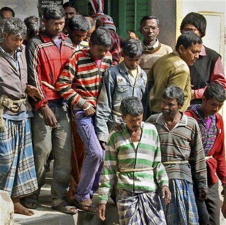INDIA POLICE SAY VILLAGE ELDERS ORDERED GANG-RAPE