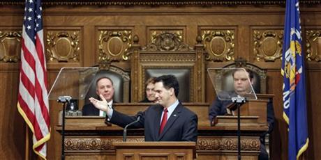 FOR GOVERNORS WITH AN EYE ON 2016, A KEY SPEECH