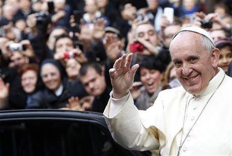 POPE TO TRAVEL TO HOLY LAND MAY 24-26