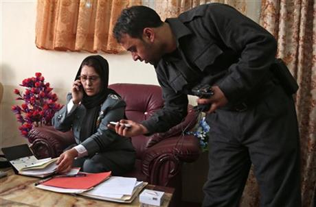AFGHANISTAN’S FIRST FEMALE POLICE CHIEF STARTS JOB