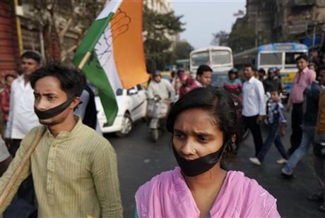 INDIAN POLITICAL BRAWLING SHOWS RAPE A VOTER ISSUE