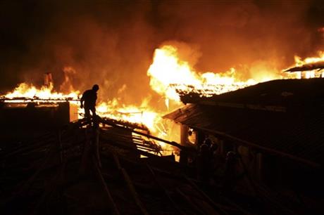 NIGHT FIRE DESTROYS ANCIENT TIBETAN TOWN IN CHINA