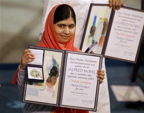 Nobel laureate Malala predicts: change is coming