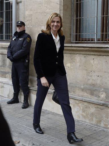 Spain: Princess Cristina to be tried for fraud