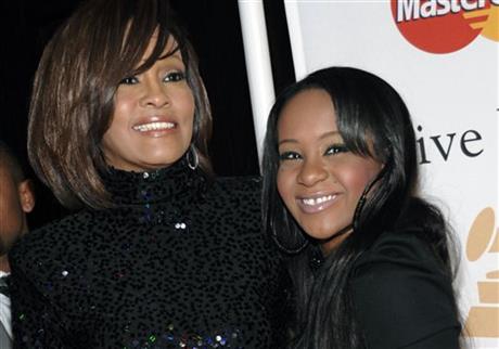 Whitney Houston’s daughter found unresponsive in tub