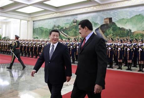 Venezuela’s Maduro in China seeking aid for stricken economy