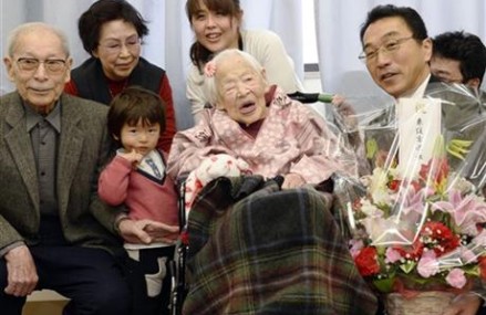 World’s oldest person wonders about secret to longevity too