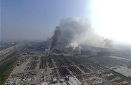 At least 44 dead as huge warehouse blasts hit Chinese port