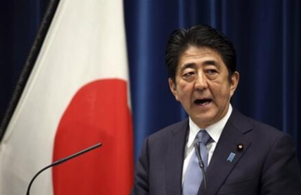 Japanese leader Abe stops short of apology for World War II