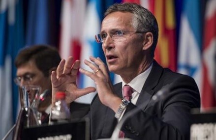 NATO chief accuses Russia of prolonging war in Syria