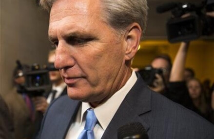 McCarthy abruptly withdraws candidacy for House speaker
