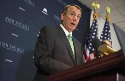 Speaker Boehner pushes for budget deal before leaving House