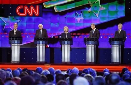 AP FACT CHECK: Clinton, Sanders revise history in Dem debate