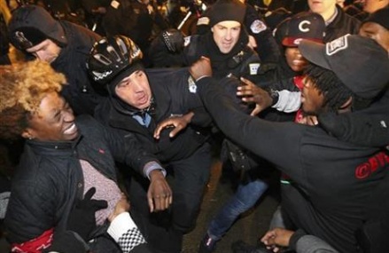 The Latest: Chicago activists call for Black Friday protest