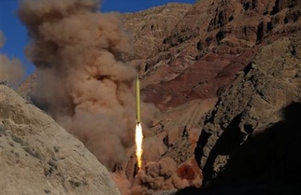 Iran fires 2 missiles marked with ‘Israel must be wiped out