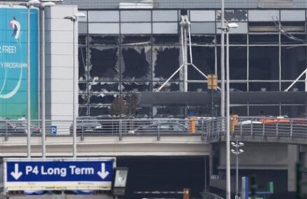 At least 31 dead in bombings of Brussels airport, metro
