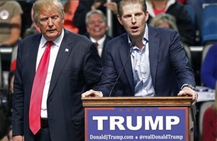 Officials: Threatening letter sent to Trump son’s NYC home