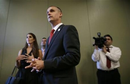 Charge against Trump campaign manager eclipses Wis. Race