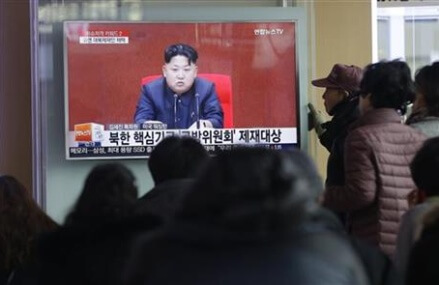 N. Korea, on defense after sanctions, makes nuclear threat