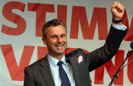 First results show right-winger ahead in Austrian election