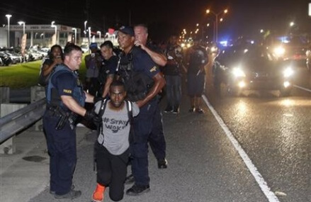 Black Lives Matter activist arrested at Baton Rouge protest