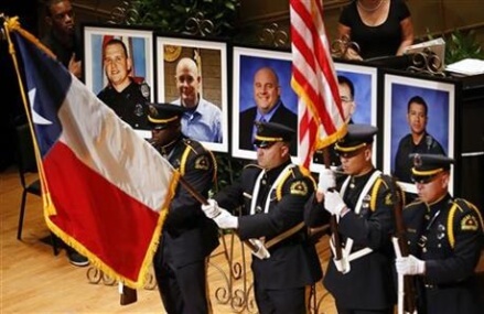 Funerals Wednesday for 3 of 5 slain Dallas police officers