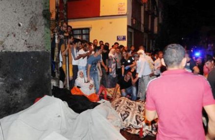 Young suicide bomber attacks Turkey wedding party; 51 dead