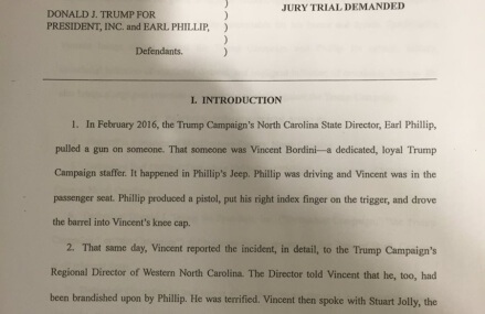 Donald Trump’s Campaign Director Pulls Gun & Threatens To Shoot Staffer’s Kneecap